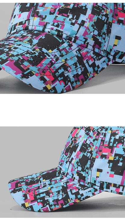 Șapcă de baseball unisex „Summer Graffiti Light Board” – pălărie de protecție solară pentru exterior, șapcă sport de modă, șapcă casual cu cozoroc în formă de cioc de rață
