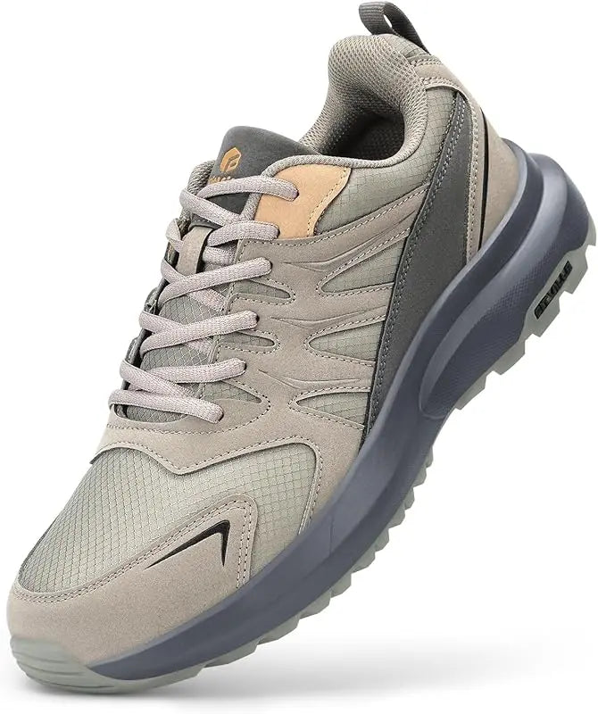 FitVille extra brede sneakers voor heren, wandel- en loopschoenen, brede neus, lichtgewicht hardloopschoen voor platvoeten met steun voor de voetboog