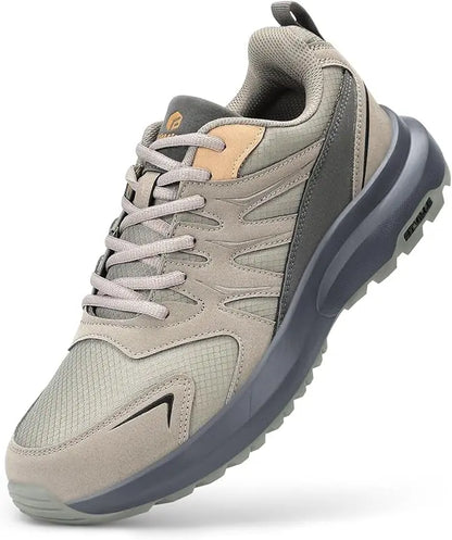 FitVille extra brede sneakers voor heren, wandel- en loopschoenen, brede neus, lichtgewicht hardloopschoen voor platvoeten met steun voor de voetboog
