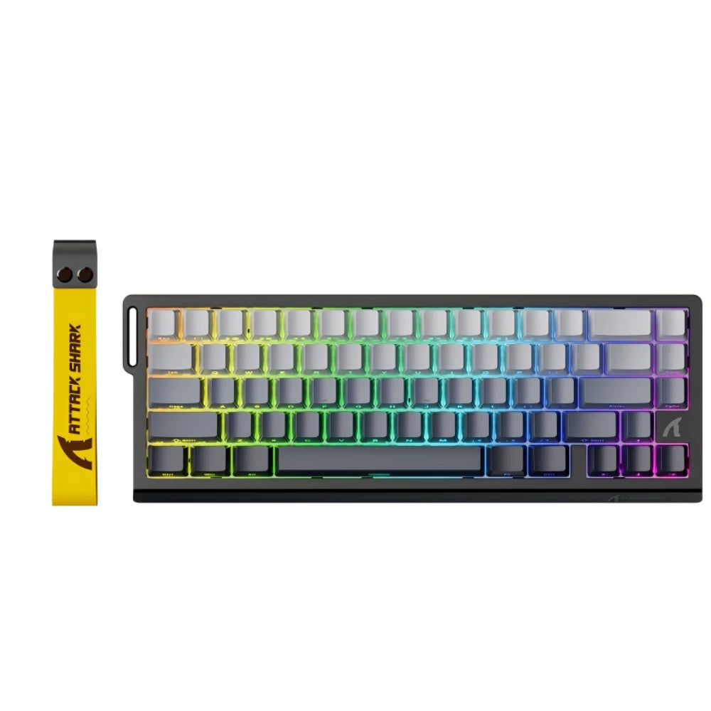 Attack Shark X68 He Gaming Keyboard Magnetic Mechanical Wired for Pro Gaming 0.01mm Rapid Trigg 8000Hz 128K Rate