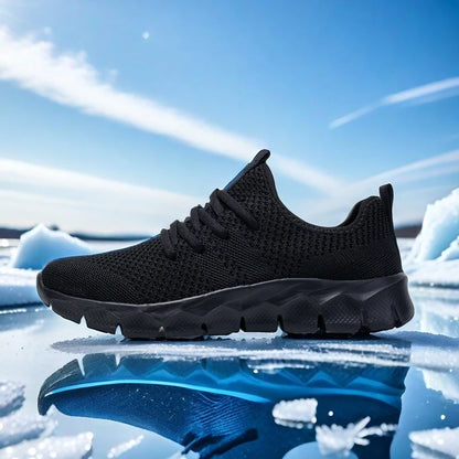 Heren sneakers van mesh, lichtgewicht damesschoenen, casual platte schoenen, heren hardloop- en sportschoenen, zachte tennisschoenen, ademende herensneakers