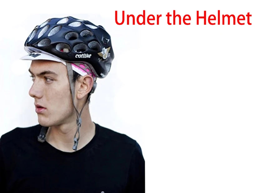 Blue 2026 UAE Cycling Hat MEN'S Summer Classic Cycling Caps Quick Dry BIG M Bike Mountain MTB Racing Bicycle Hat Under Helmet
