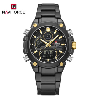 NAVIFORCE New 2026 Wristwatch For Men Bussiness Original Design Waterproof Digital Fashion Normal Watches Male Relogio Masculin