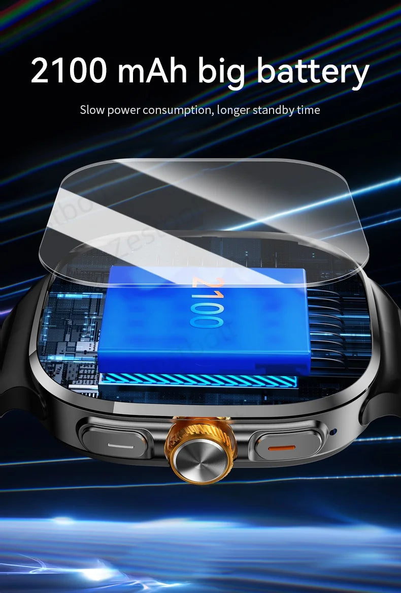 M99 Smartwatch 5G With 2.4inch Amoled Screen 900W Rotating Camera WIFI GPS Position Compass NFC Bluetooth Smart Watch Men Women