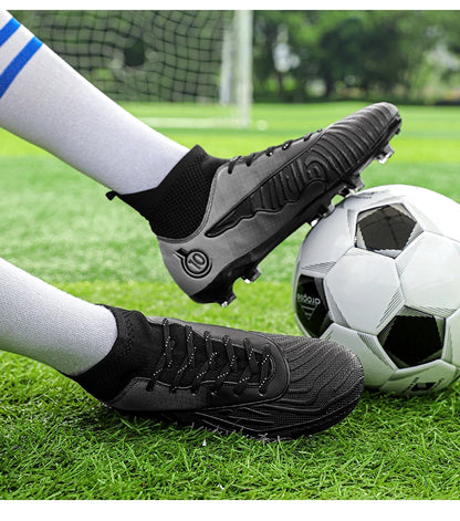 Chaussures de football professionnelles pour hommes, crampons durables pour terrain en herbe extérieur