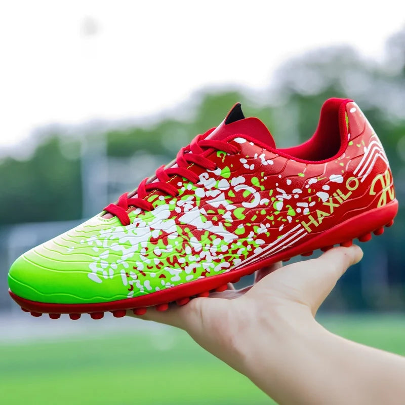 Nouvelles chaussures de football pour hommes, idéales pour les matchs sur gazon, l'entraînement et le soccer, crampons antidérapants, pour intérieur et extérieur, baskets de futsal de haute qualité, meilleures ventes.
