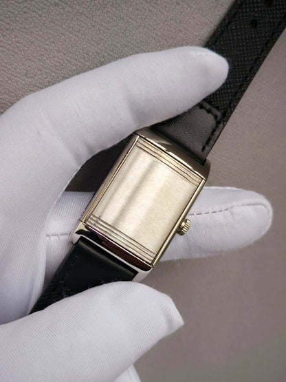Specht&Söhne Reversible Square Watch Ronda Quartz Movt Stainless Steel Case Sapphire Crystal Flip Design Mens Fashion Wristwatch