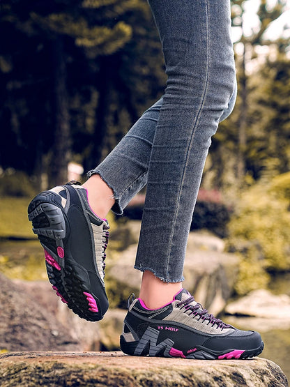 Scarpe da trekking per appassionati di attività all’aria aperta - Scarpe da trekking impermeabili da uomo - Scarponi da montagna - Scarpe tattiche da caccia nel bosco in vera pelle