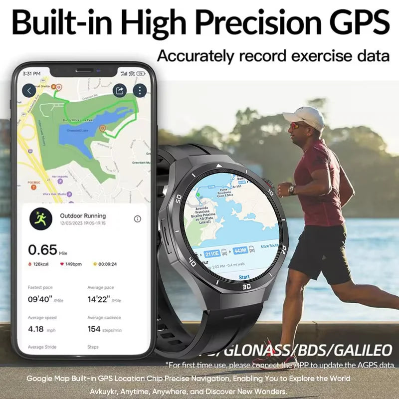 2026 New Watch 5 Pro Genuine Smart Watch GPS Map Navigation NFC Call 32GB memory Clock Built-in Video Music playback Smart Watch