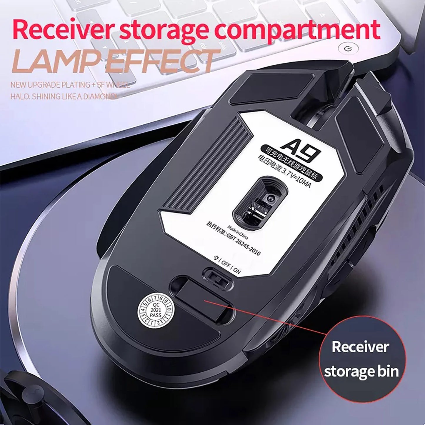 G5 Wired Gaming Mouse with RGB Backlight, High Sensitivity 6-Button Programmable Gaming Mouse for PC, Laptop & Computer