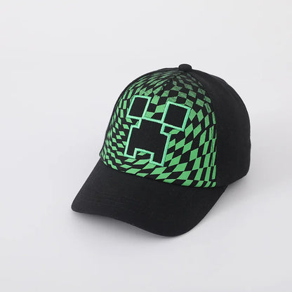Cyberpunk Game Totem of Undying Hat Cosplay Unisex Pixel BlockBaseball Cap Sun Hat Outdoor Accessories