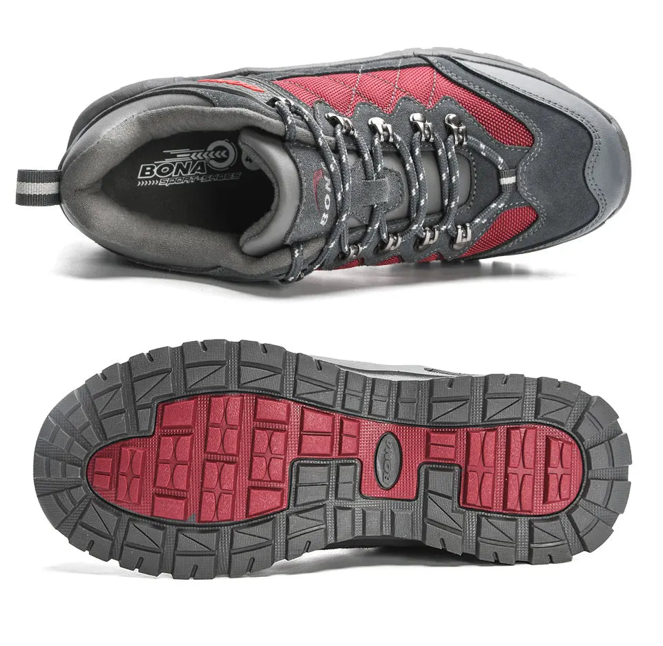 BONA New Designers túracipő, trekking cipő, férfi cipő, férfi túra- és sétálócipő, Mansculino horgász-, kemping- és futócipő