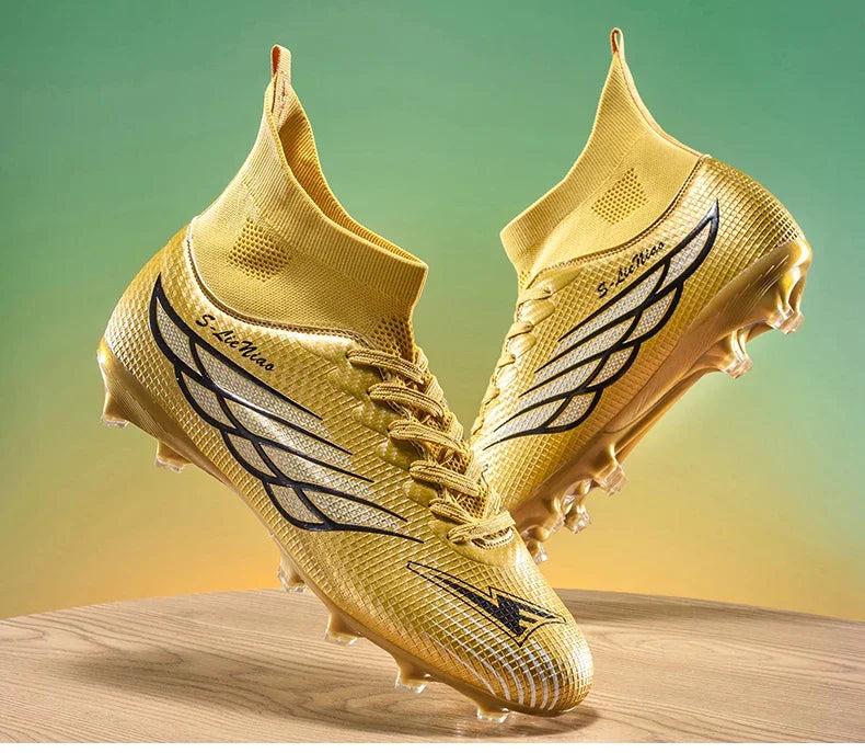 Nouvelles chaussures de football pour hommes, chaussures de sport pour terrain gazonné, chaussures de football pour matchs en plein air, chaussures d'entraînement professionnelles antidérapantes, chaussures ultralégère