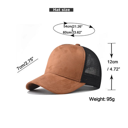 New Summer Mesh Baseball Cap Women Men Letter Patch Snapback Hat Casual Breathable Unisex Street Hip Hop Trucker Caps