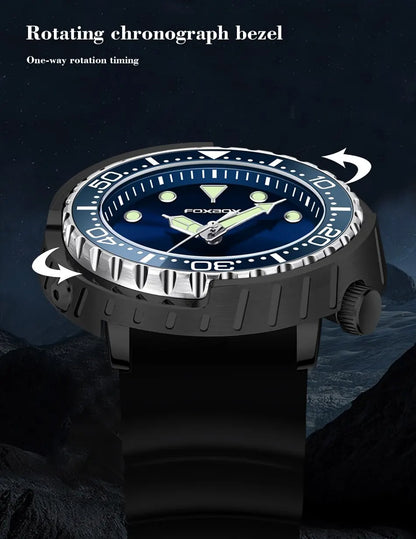 2024 Men Watch Outdoor Sports Quartz Watches Men Waterproof Chronograph Wristwatch Mens Military Clock Man Relogio Masculino