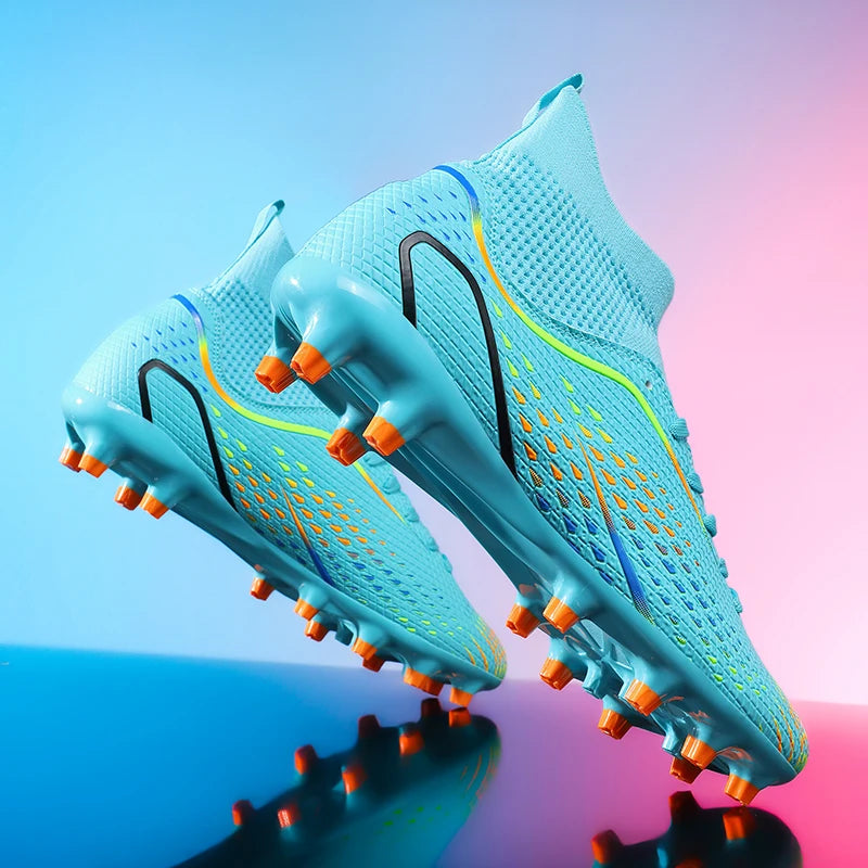 Mens Football Field Boots Ultralight Turf Indoor Society Training Soccer Shoes Cleats for Kids Sneakers TF/FG Football Shoes