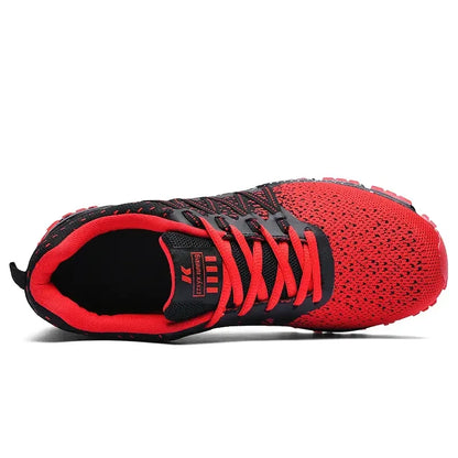 2025 Thick Soled Sports Shoes Youth Mesh Breathable Running Shoes Trend Spring Summer Korean Large Black and White Shoes walk