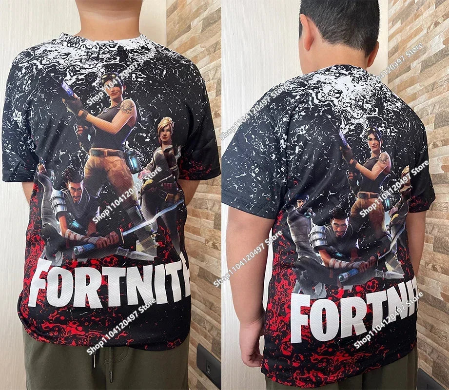 2025 New Fortnite 3D Printed Unisex Hoodie Casual Coat Game Peripheral Cosplay Children Clothing Gifts