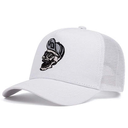 Hip hop VD portrait embroidered baseball cap men's and women's outdoor sports events American trucker hat trend fashion