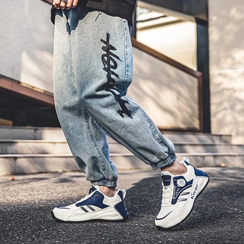 Nové pánske nízke ležérne tenisky v kórejskom štýle, univerzálne „dad shoes“ s mäkkou podrážkou, pohodlné ľahké platformové topánky na každý deň