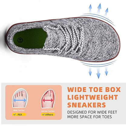 Scarpe minimaliste unisex "a piedi nudi": sneakers leggere, traspiranti e con punta larga, ideali per passeggiate casual all’aperto