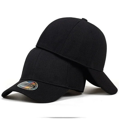 Högkvalitativ basebollkeps för män, åtsittande stängd helkeps, meshkeps för utomhusbruk, ventilerande sportkeps i bomull, solkeps för män, Trucker Hat Gorras Hombre
