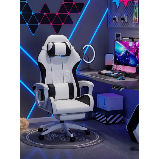 E-Sport-Stuhl für Herren, komfortabel für langes Sitzen, Computerstuhl mit verstellbarer Rückenlehne zum Entspannen