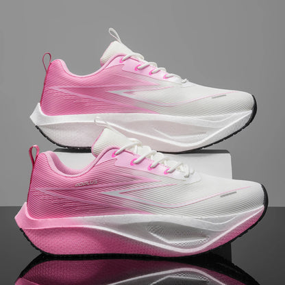 Scarpe sportive unisex alla moda in rete traspirante, scarpe da corsa professionali, scarpe sportive comode con lacci per il fitness all’aperto da uomo