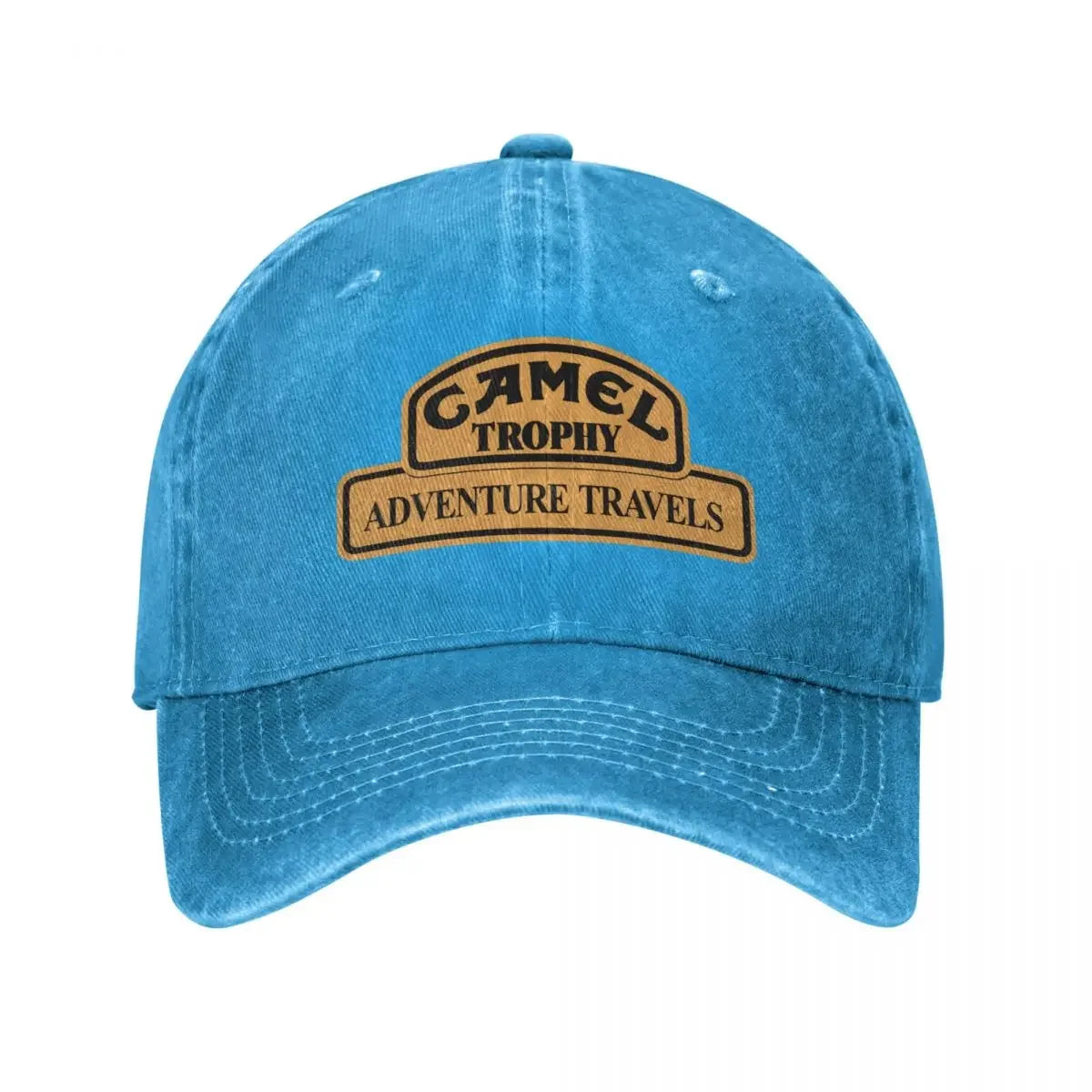 Retro Camel Trophy Racing Baseball Cap Men Women Distressed Denim Snapback Hat Outdoor Summer Unstructured Soft Caps Hat