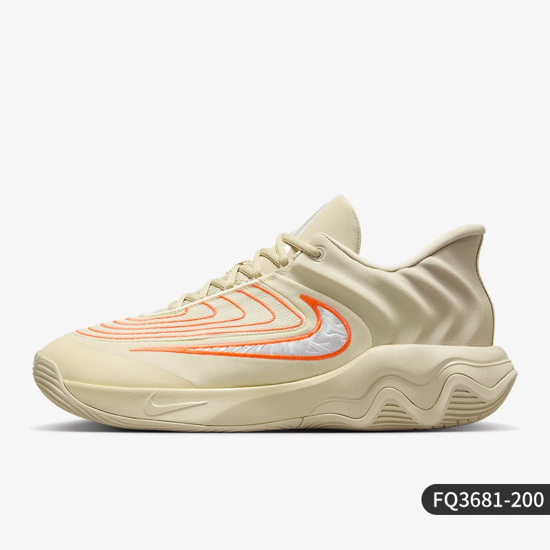Zapatillas de baloncesto Nike originales de caña baja para hombre, verano 2025, con amortiguación FQ3681-200