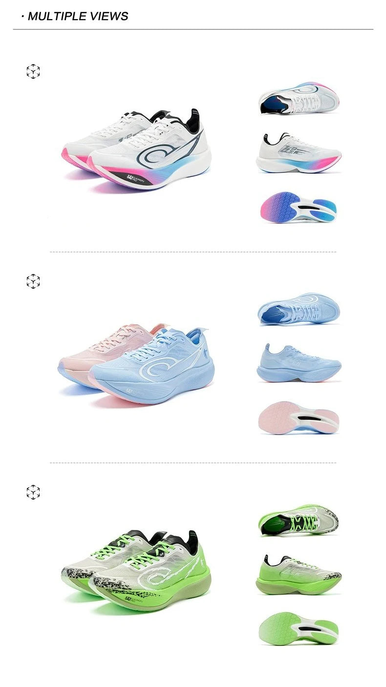 QIAODAN Feiying PB3 Enhanced Edition Professional Marathon Carbon Board futócipő férfi sportcipő QDB023251299T