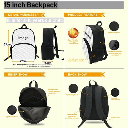 Hot Game Design Child Backpacks Shoulder Bag Pencil Case F-FortniteS Pupil Large Capacity School Bags for Boys Girls Best Gift