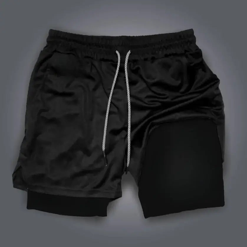 Produit gaming premium Fraquane, Dragon Ball Anime Peripheral Majin Buu GOKU Printed Sports Double-layer Shorts American 2025 Summer Men's Loose Breathable Pants