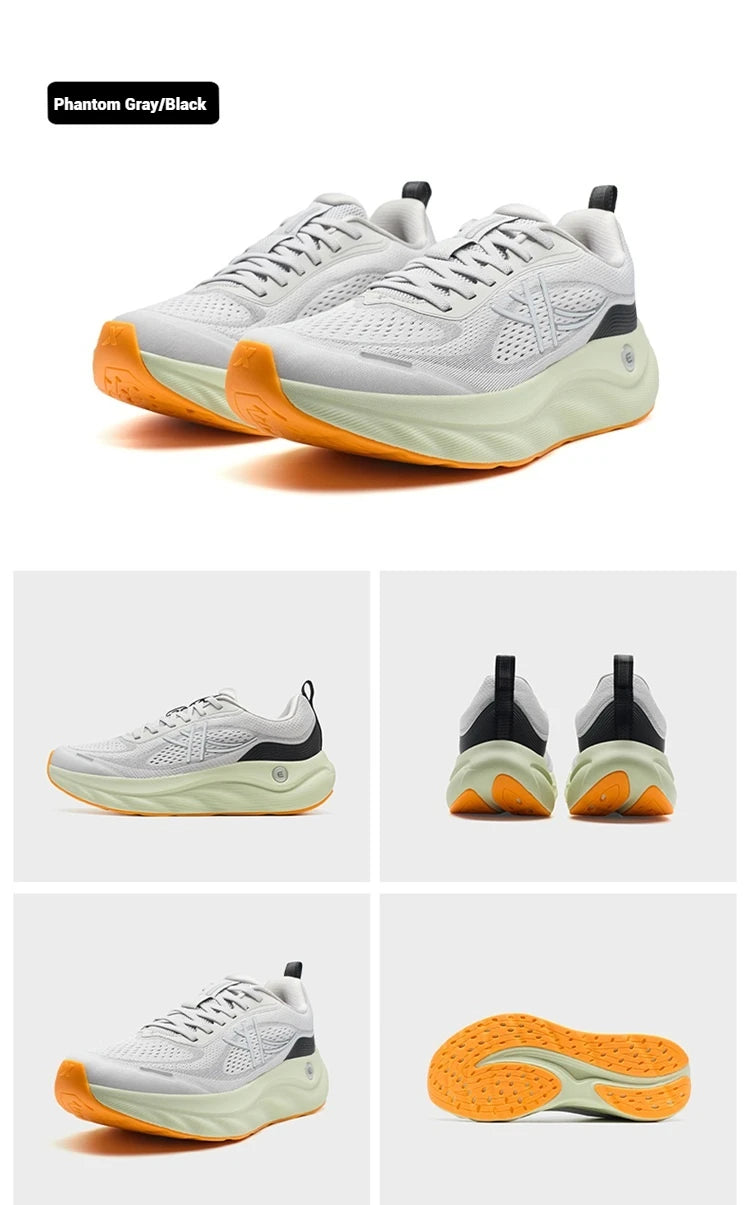 Xtep Cloud Wing 3.0 Men's Running Shoes 2025 Summer New Stability Shock Absorbing Wear Resistant Soft Sole Sneakers 875319110003
