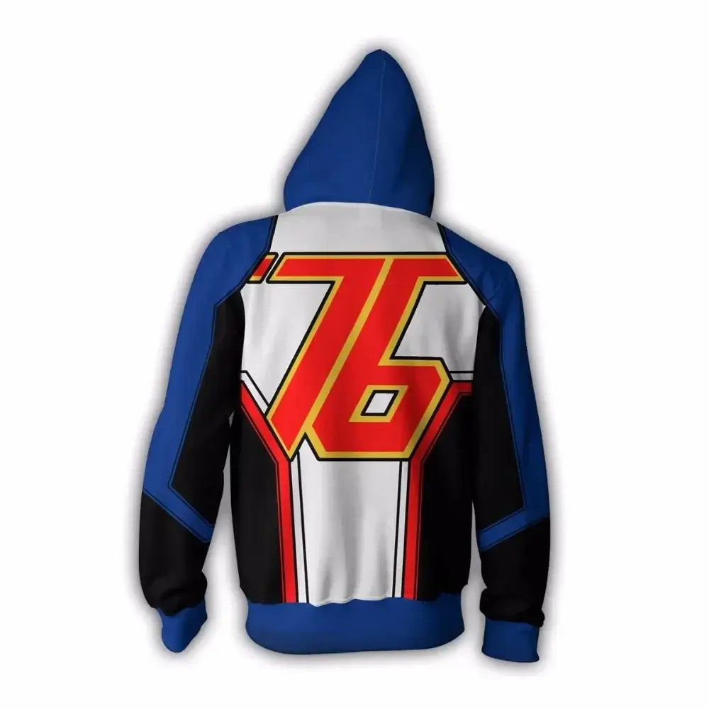 Anime Game Hoodie Sweatshirt 3D Printing Overwatch D.Va DJ Cosplay Costume Women Men Couple Hooded Jacket Top Clothing