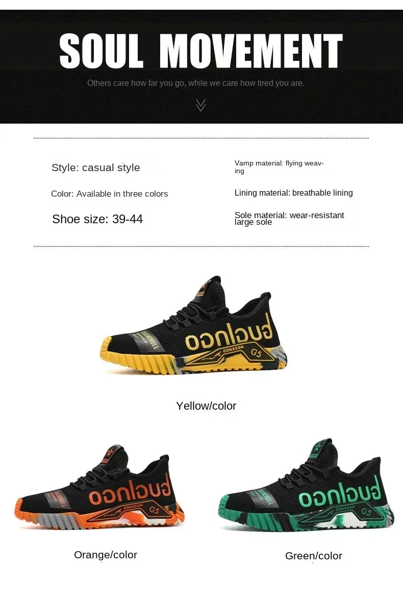 Runing Sport Fashion High Top Sneakers Zapatillas De Deporte Men Casual Mesh Shoes Light Soft Breathable Vulcanize Shoes