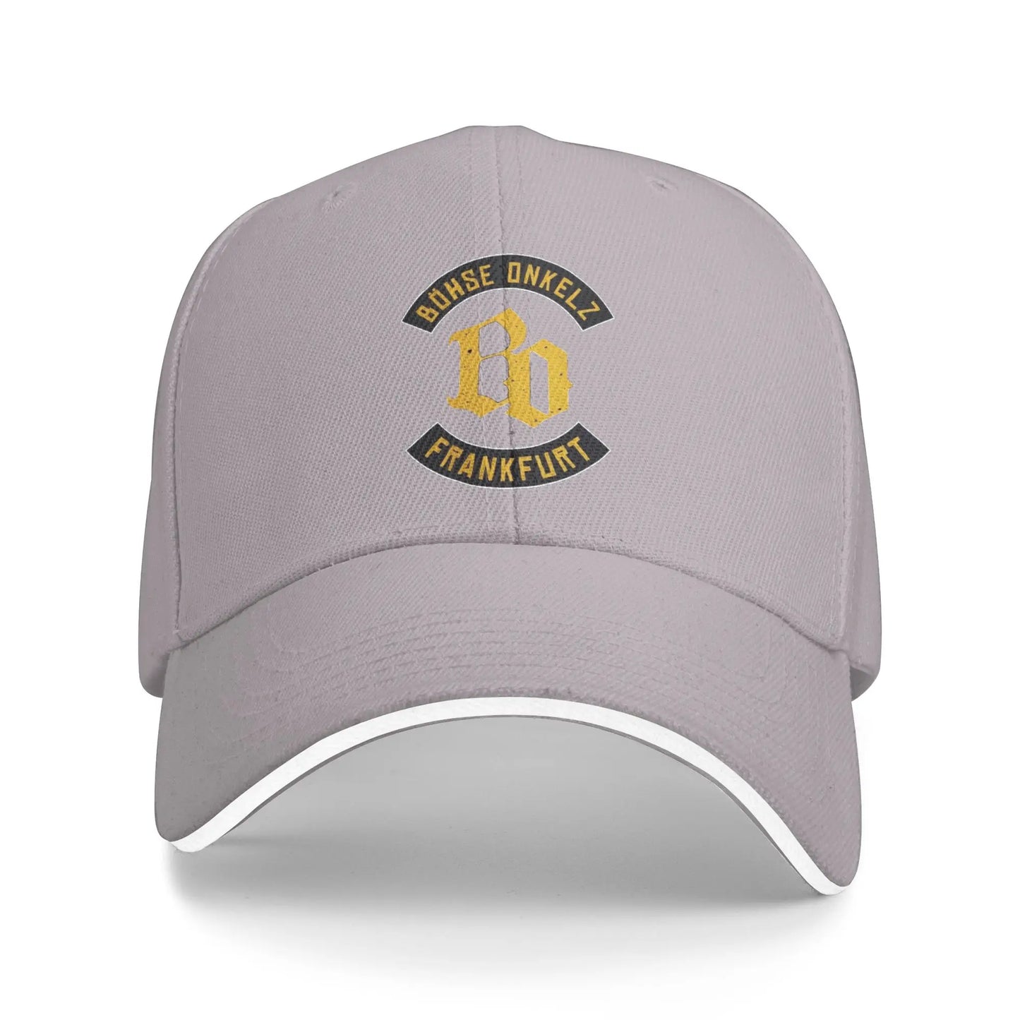 Golden BO Bohse onkelz Germany Band Hiking Baseball Caps Male  Unisex Peaked Cap Female Pool Party Coquette Hat