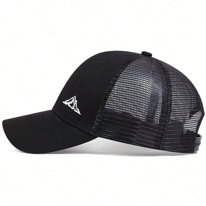 Unisex Mountain Range Embroidery Baseball Net Caps Spring and Summer Outdoor Adjustable Casual Hats Hip Hop Cap Sunscreen Hat