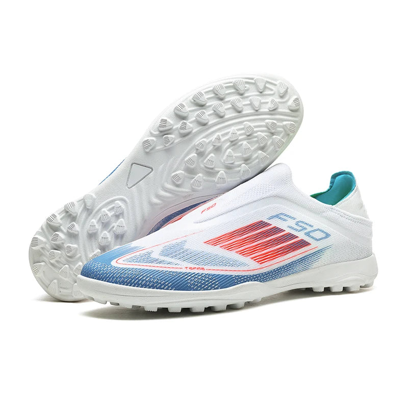 Men Soccer Shoes Training Football Boots Indoor Sneakers TF Long Spikes Match Futsal Ultralight Breathable Cleats Drop Shipping