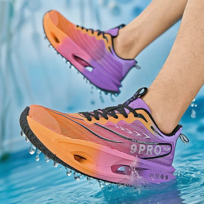 Scarpe da corsa da maratona traspiranti da uomo; scarpe da basket alla moda; scarpe da passeggio; scarpe casual da uomo; scarpe da ginnastica da donna leggere