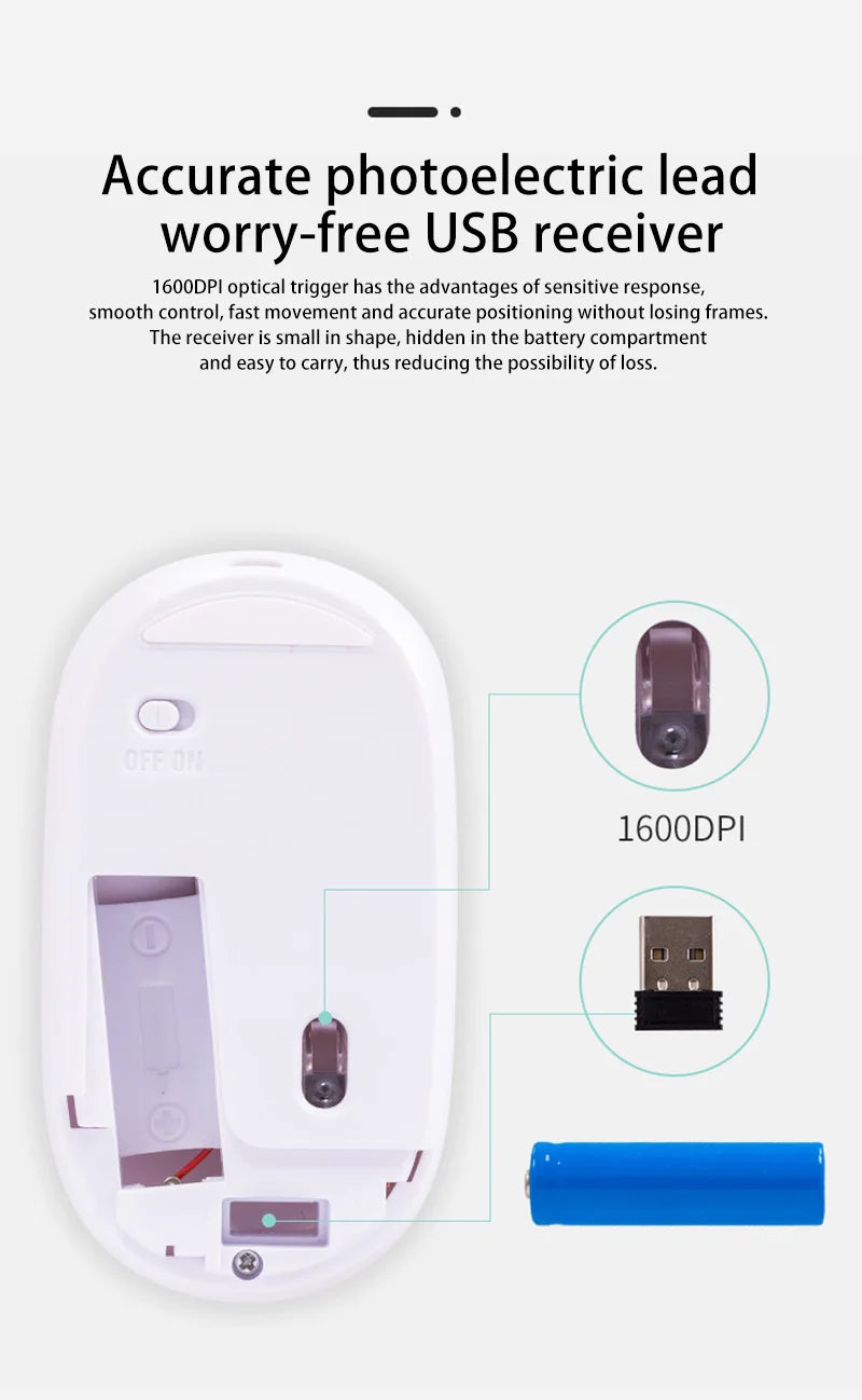 Lenovo bežični miš USB punjivi ergonomski podesivi DPI uredski tihi 2.4G Bluetooth optički električni miševi za gaming i ured