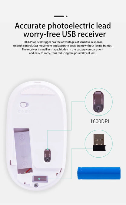 Lenovo bežični miš USB punjivi ergonomski podesivi DPI uredski tihi 2.4G Bluetooth optički električni miševi za gaming i ured