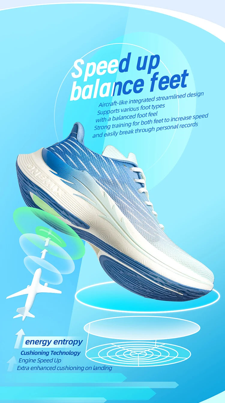 „Onemix Wind Wings“ kvėpuojantys greitojo bėgimo bateliai vyrams, maratono sportiniai kasdieniai bateliai moterims, lengvi vyriški lauko šokdynės