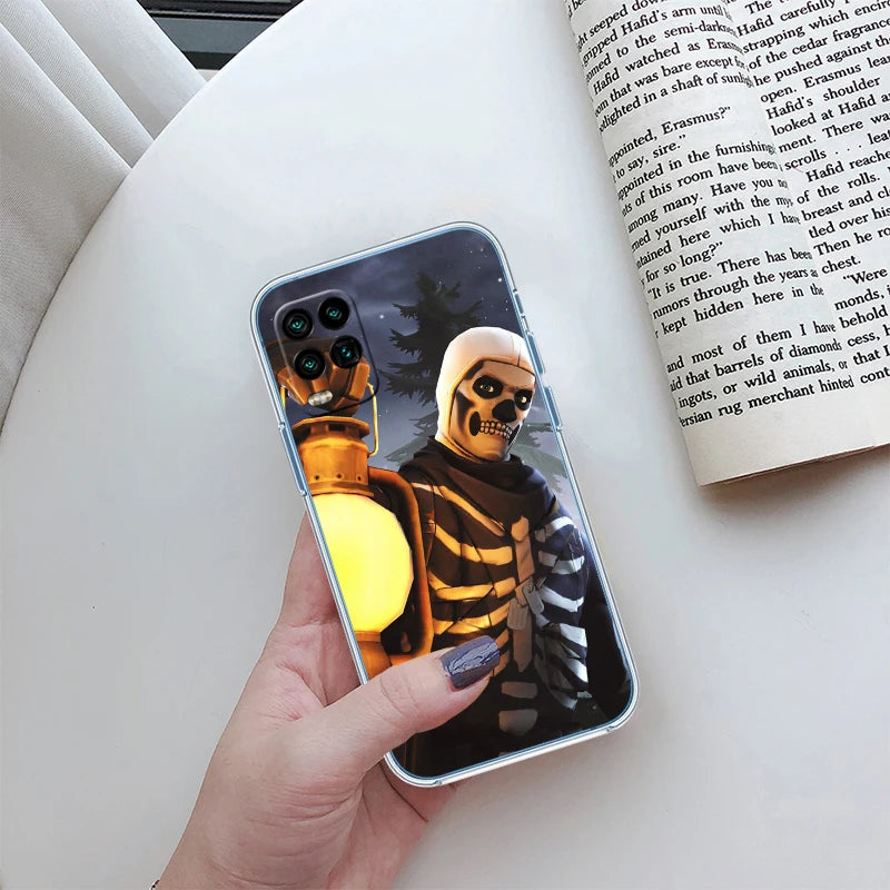 F-Fortnites-Poster Transparent Phone Case for Samsung Galaxy A04 A04S A14 A23 A34 A54 M23 M33 M52 M53