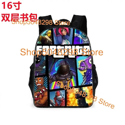 Pencil Case Big Canvas Kawaii Pencil Bags Pen Case for Boys Girls Fortnite Print School Supplies Stationery Teens Birthday Gift