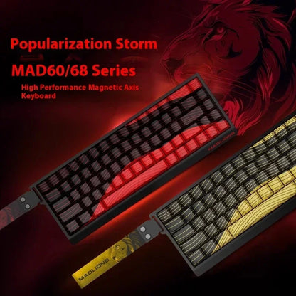 FGG Madlions Mad60 Mad68 He Mechanical Keyboard Magnetic Switch 8k Wired Rgb Hot Swap Custom Keyboard Esport Game Gift Accessory