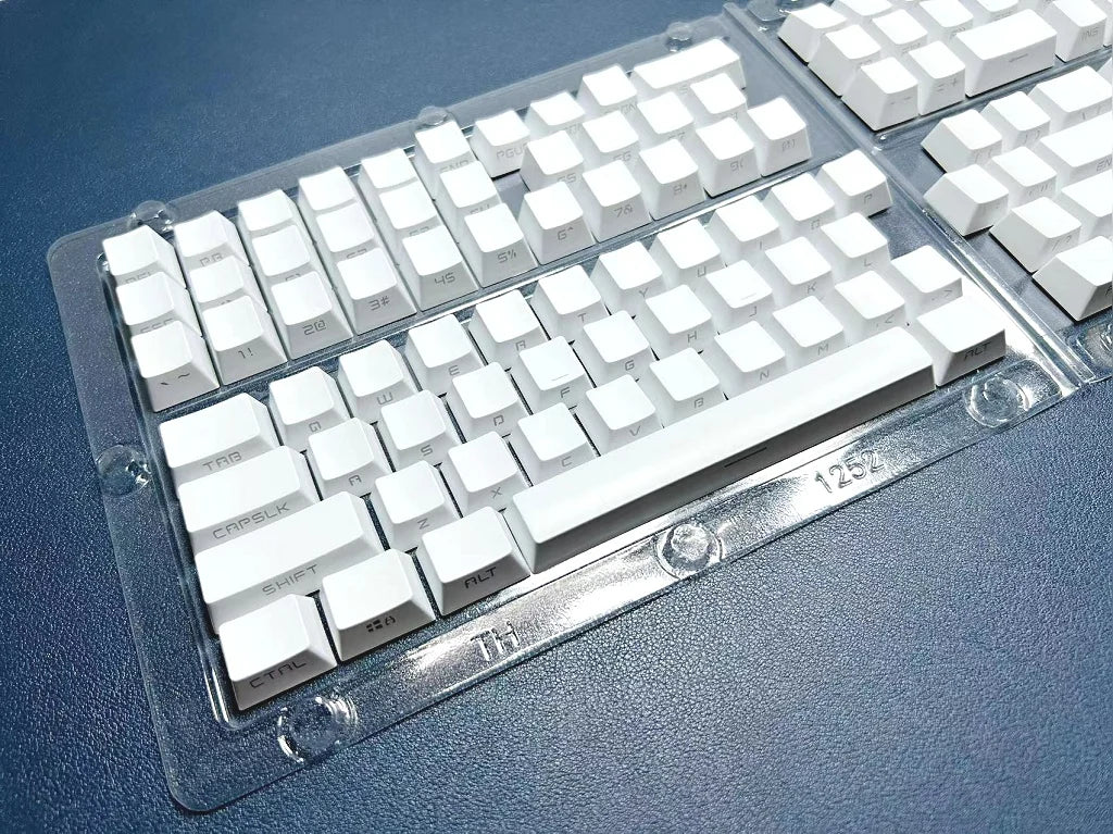 Set di keycap retroilluminati con incisione laterale da 131 tasti per tastiera meccanica con switch Cherry MX, profilo OEM, ABS, keycap personalizzati DIY