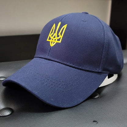 Embroidery Ukraine trident Symbol Spetsnaz Special Forces Men Women Boy Baseball Caps Dad caps Snapback Adjustable Camouflage