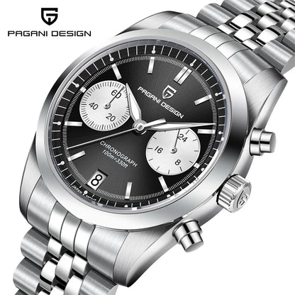 PAGANI DESIGN Pilot Men's Quartz Watches Sports Waterproof WristWatch Sapphire Automatic Watch Relogio Masculino PD1775