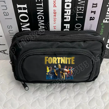 Estojo para Canetas Fortnite com Padrão Criativo do Jogo, Estojo Harajuku, Bolsa de Arrumação para Rapaz e Rapariga, Material de Regresso às Aulas, Presentes de Aniversário e Festa